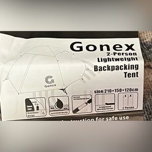 NWOT Gonex Orange Camping Gear Bag